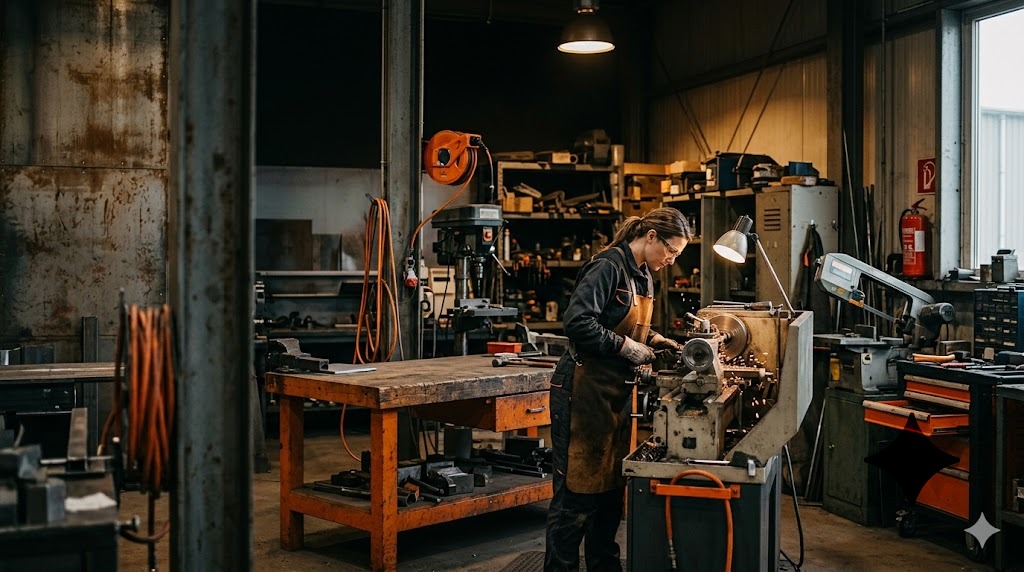 Jinsun Machineries industrial workshop