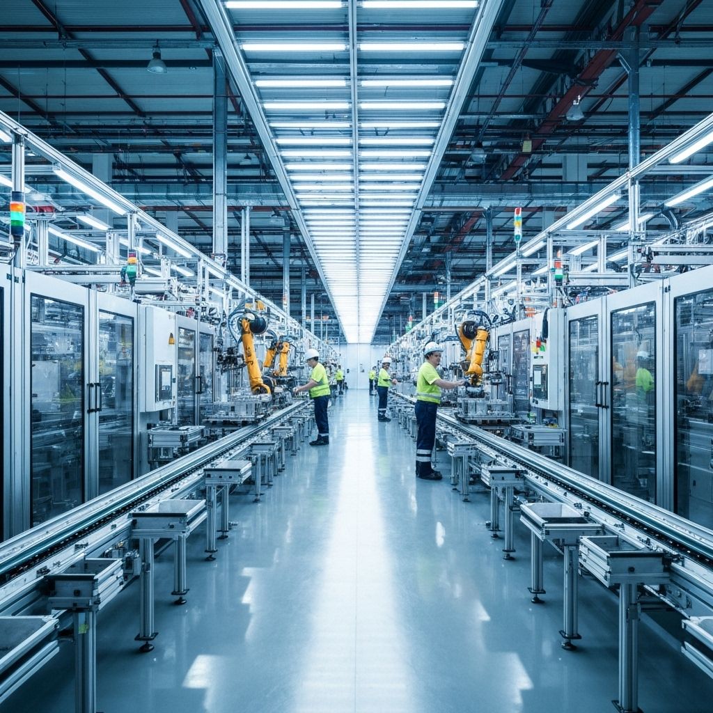 Industrial machinery background